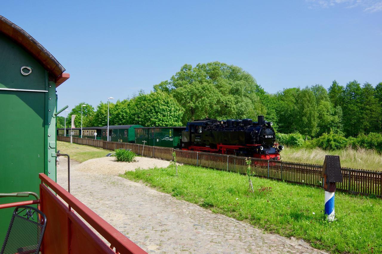 Villa Urlaubsbahnhof-Schlafwagen Lauterbach  Esterno foto