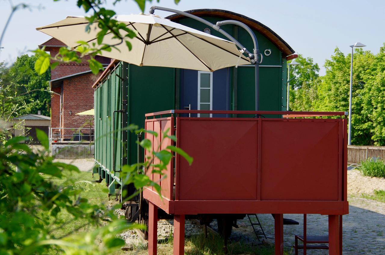 Villa Urlaubsbahnhof-Schlafwagen Lauterbach  Esterno foto